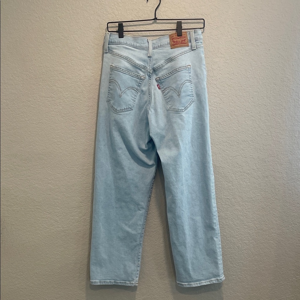 Levi's Button Fly Ribcage Straight Ankle Jeans 28 - Picture 6 of 8